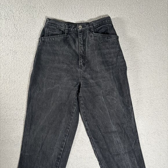 Sync By Union Bay Black Jeans Women's 27x29 High Rise Straight Leg Mom Jeans - Picture 2 of 10